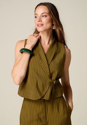 Oltre, GILET GESSATO - Bodywarmer - verde