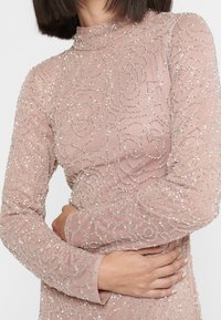 Maryisa EMBELLISHED SEQUINS  - Společenské šaty - taupe blush