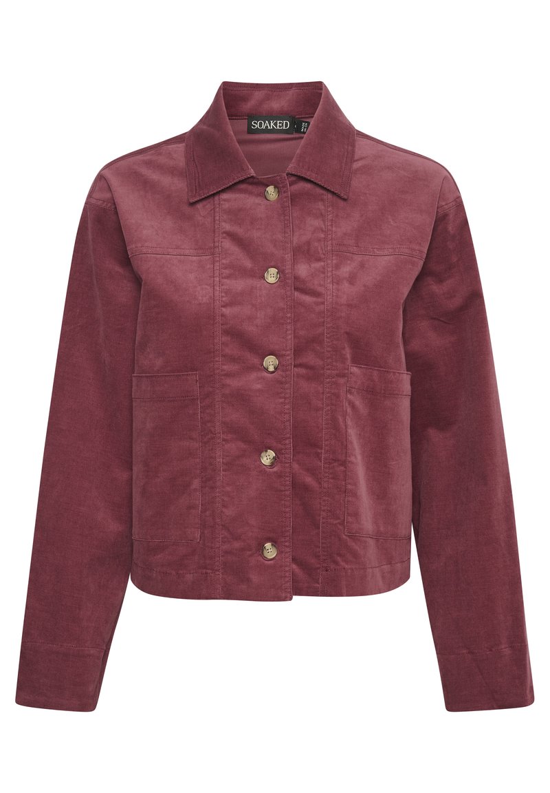 Soaked in Luxury Lichte jas rood