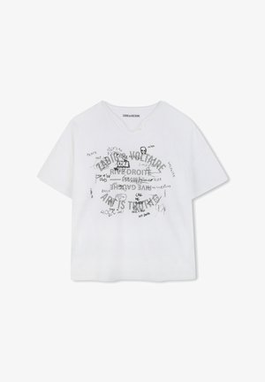 Zadig & Voltaire À MANCHES COURTES - T-shirt print - blanc