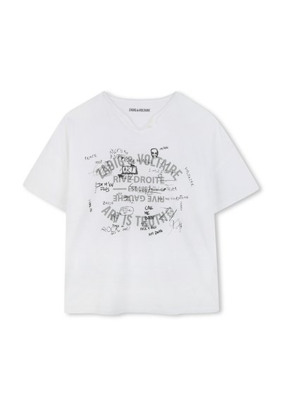 Zadig & Voltaire À MANCHES COURTES - T-shirt print - blanc