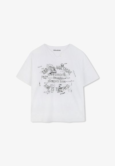 Zadig & Voltaire À MANCHES COURTES - T-shirt print - blanc