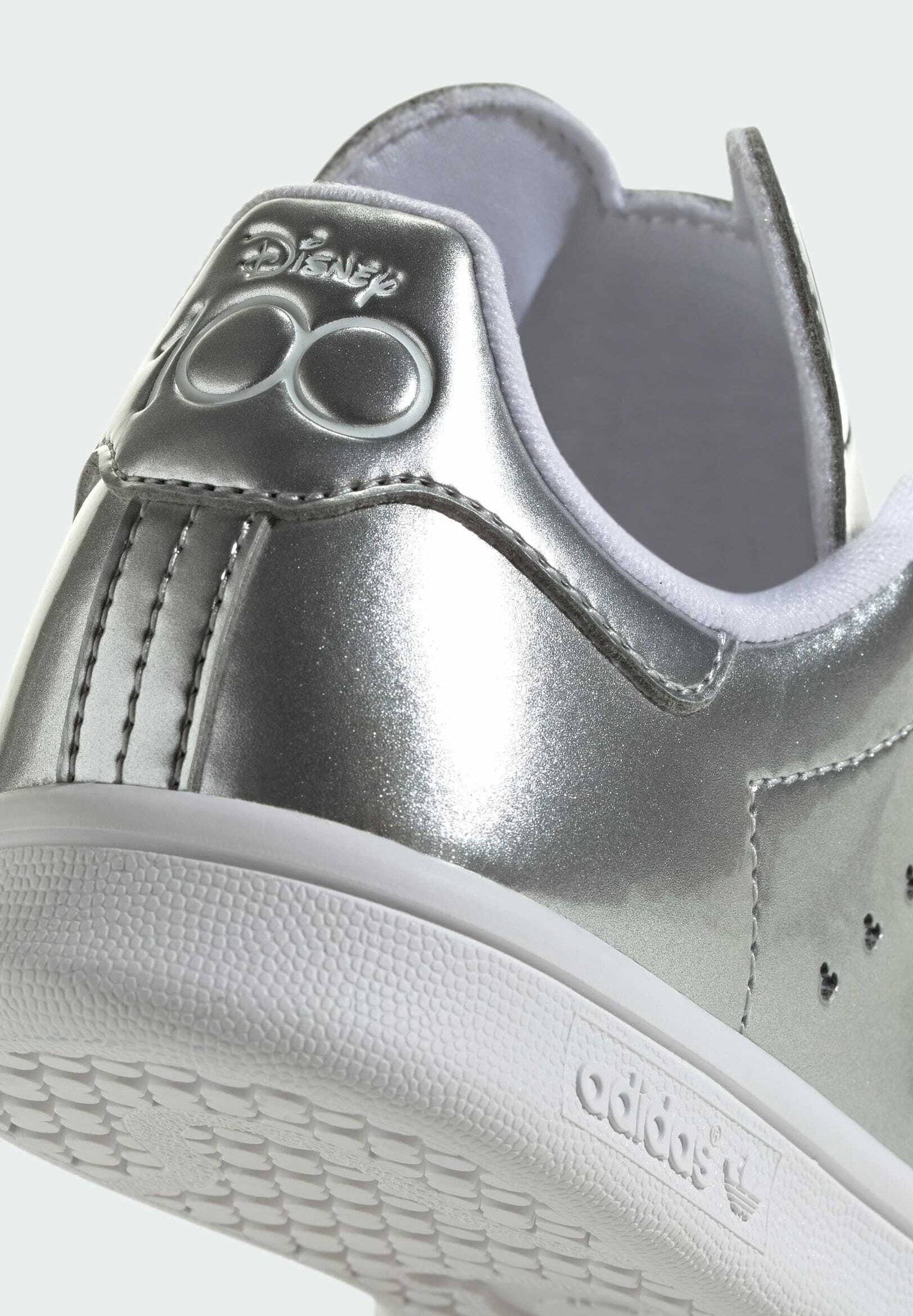 adidas Originals ORIGINALS X DISNEY MICKEY STAN SMITH - Trainers - silver  metallic core black cloud white/silver-coloured - Zalando.co.uk