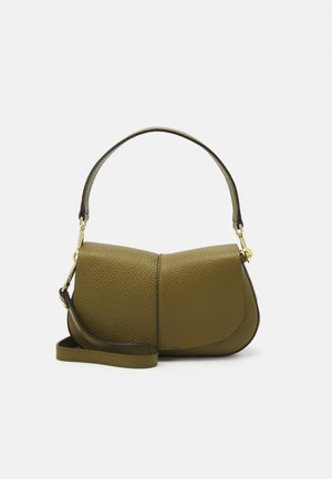 Banned Borsa A Tracolla Heart Of Gold In Ecopelle, 40x10x35 Cm, Con Faccia Di Gatto E Zampa Ricamata