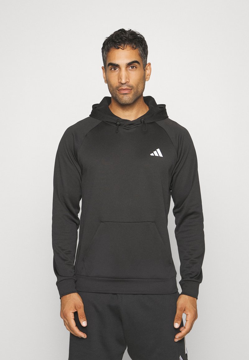 adidas Performance Sweat ?� capuche - black/white/noir - ZALANDO.FR
