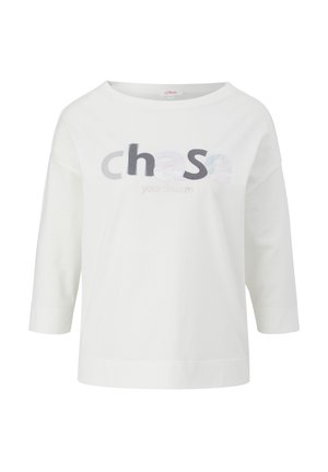 s.Oliver MIT 3/4-ARM - T-shirt à manches longues - ecru