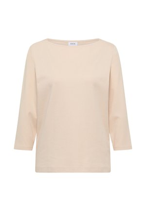 Cecil, BASIC SHIRT WITH BOAT NECK - T-shirt à manches longues - pearl beige