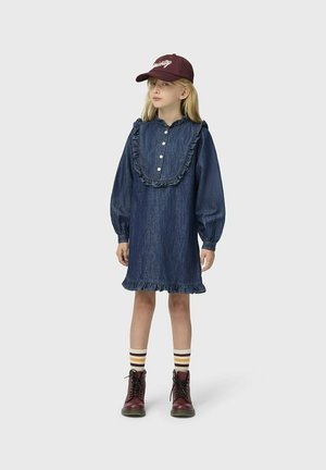Molo, CHAKA - Spijkerjurk - mid blue glitter