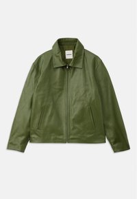 MINIMAL JACKET - Kožená bunda - lime