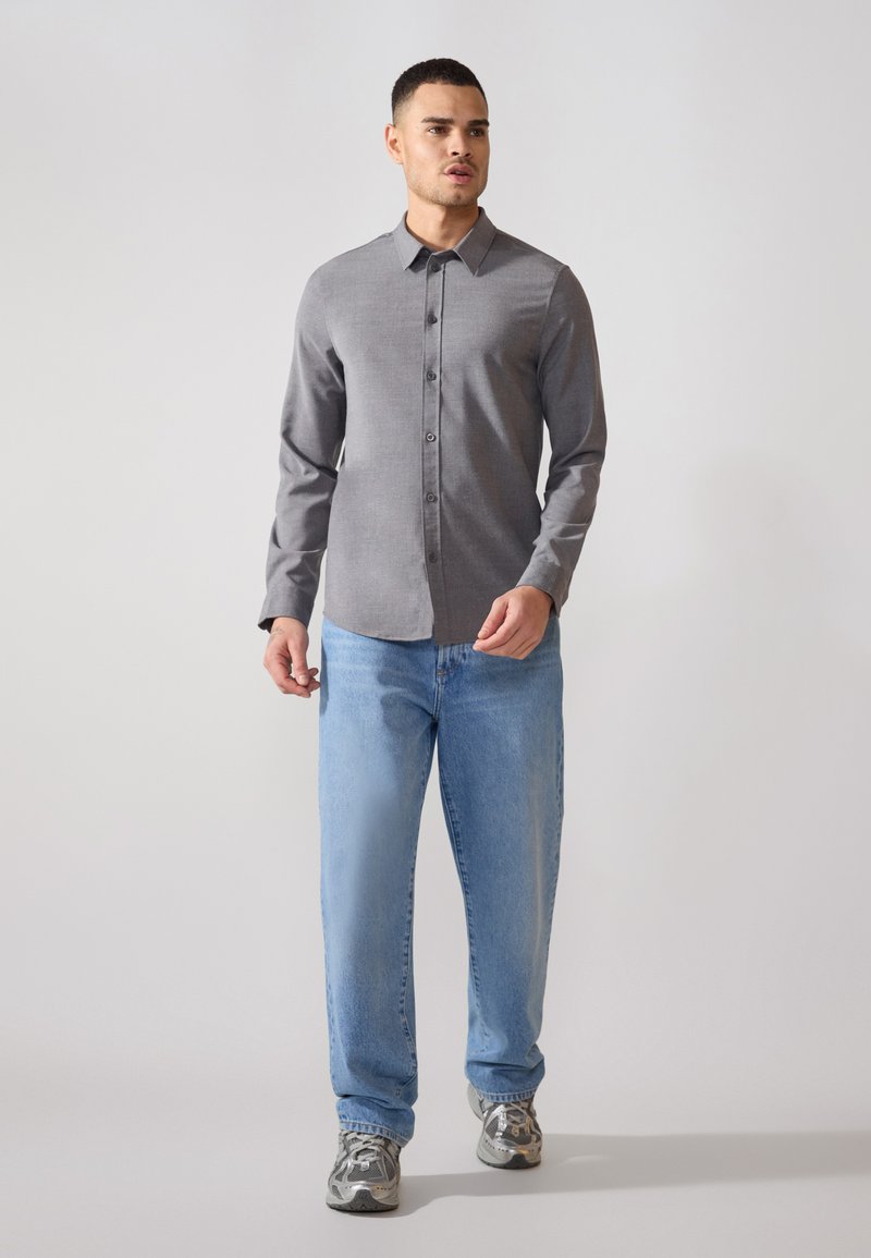 Pier One - 2 PACK - Camicia - outmeal and grey, Ingrandire