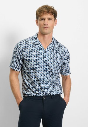 REGULAR FIT, FREIZEIT, REVERSKRAGEN - Hemd - blau