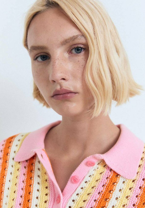 TWO-TONE STRIPED - Polo shirt4