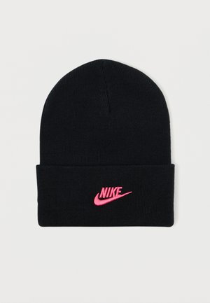 PEAK BEANIE UNISEX - Lue - black/pinksicle