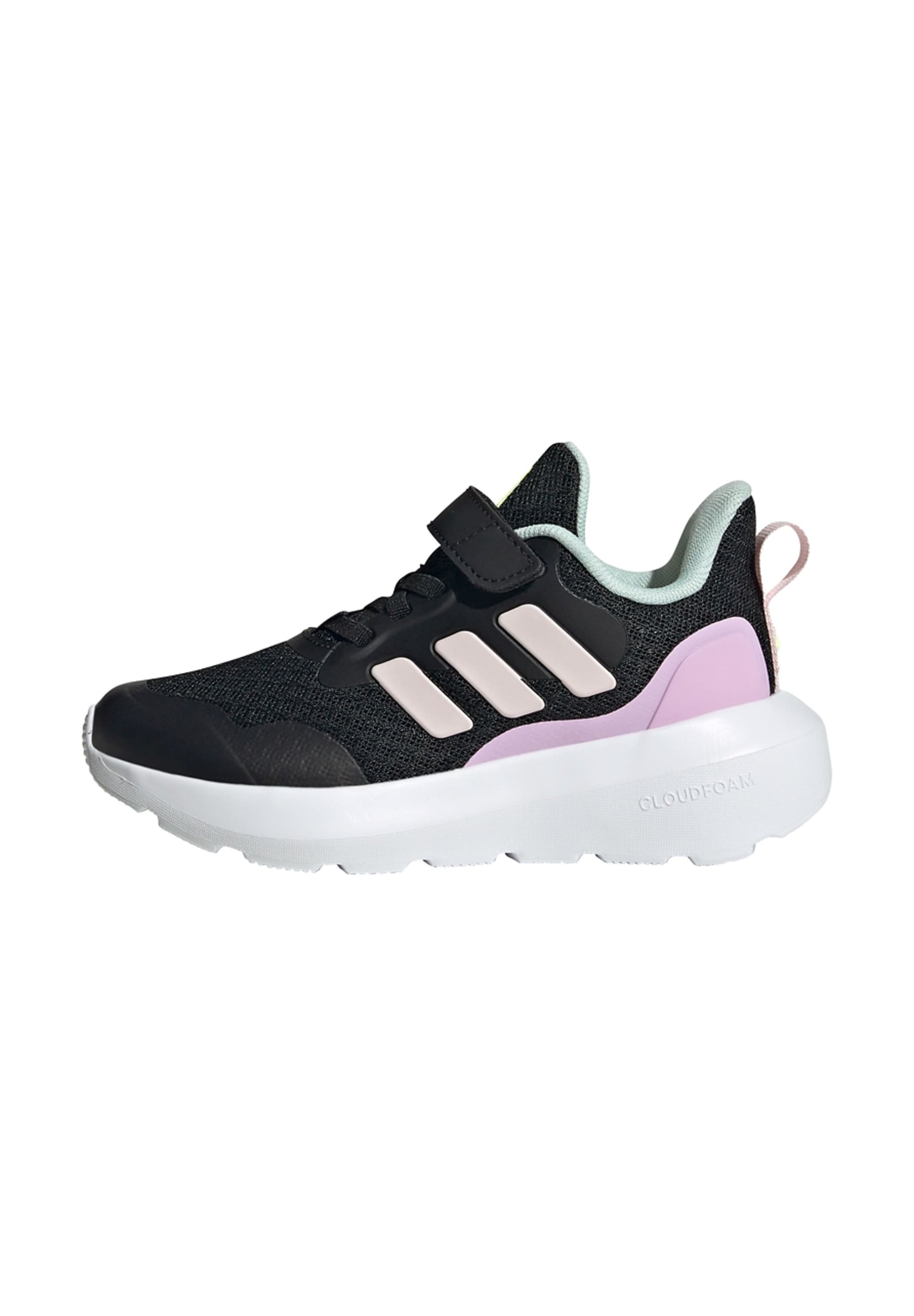 adidas gazelle silver green womens adidas Fortarun 2.0 Cloudfoam Elastic Lace up Running Shoes