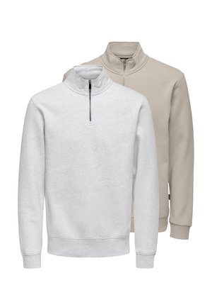 2ER PACK CERES - Sweatshirt - beige   hellgrau