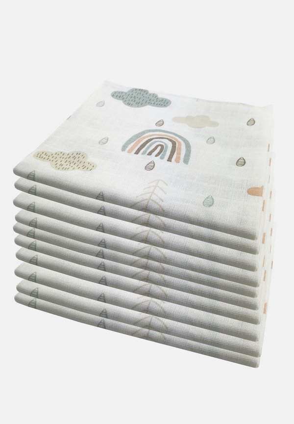 10 PACK  – Mullwindel – 10 wolken grün