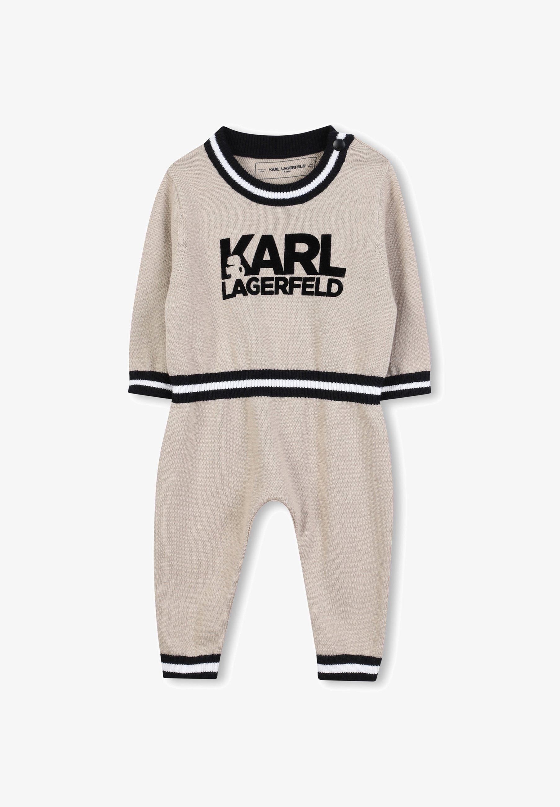 KARL LAGERFELD KIDS Jumpsuit chanvre/beige Zalando