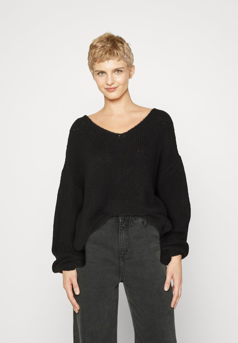 JDY JDYDINEA REVERSIBLE  - Trui - black