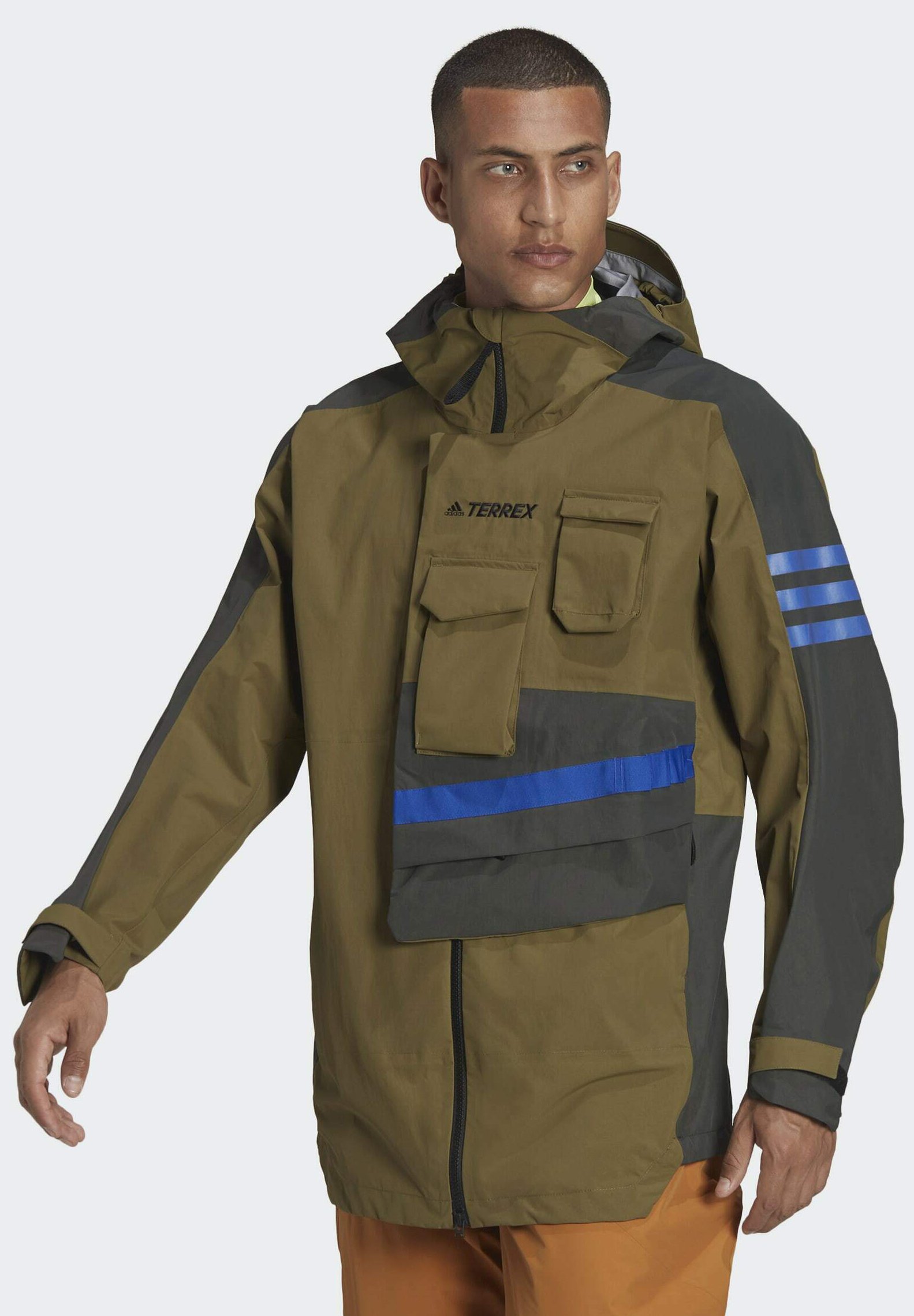 adidas Terrex Xploric Rain Jacket - Brown | adidas Deutschland