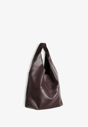 someday., FAUX LEATHER SMOOTH TEXTURE - Shopping bag - mahogany