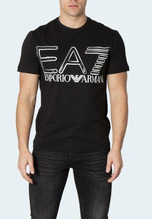 STAMPA LOGO - T-shirt con stampa - black