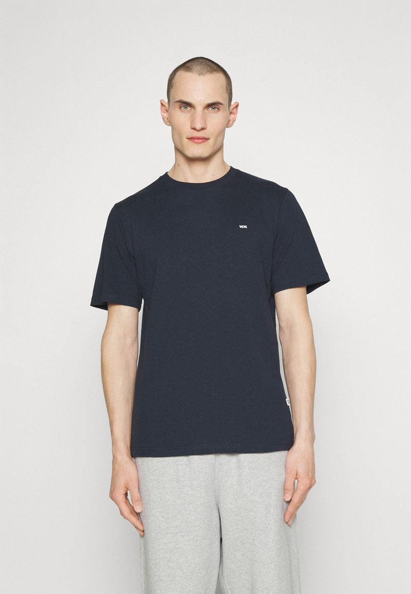 WOOD WOOD - ESSENTIAL SAMI CLASSIC - T-shirt basique - navy, Agrandir