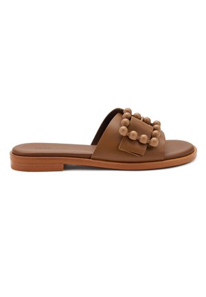 Frau Shoes, WITH A TONAL BUCKLE - Ciabattine - brown