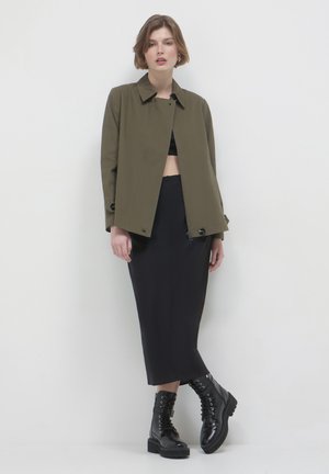 CORTO UNITA - Summer jacket - verde militare scuro