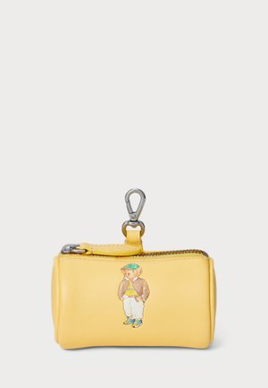 Polo Ralph Lauren POLO BEAR LEATHER CYLINDER COIN POUCH - Portefeuille - lemon meringue