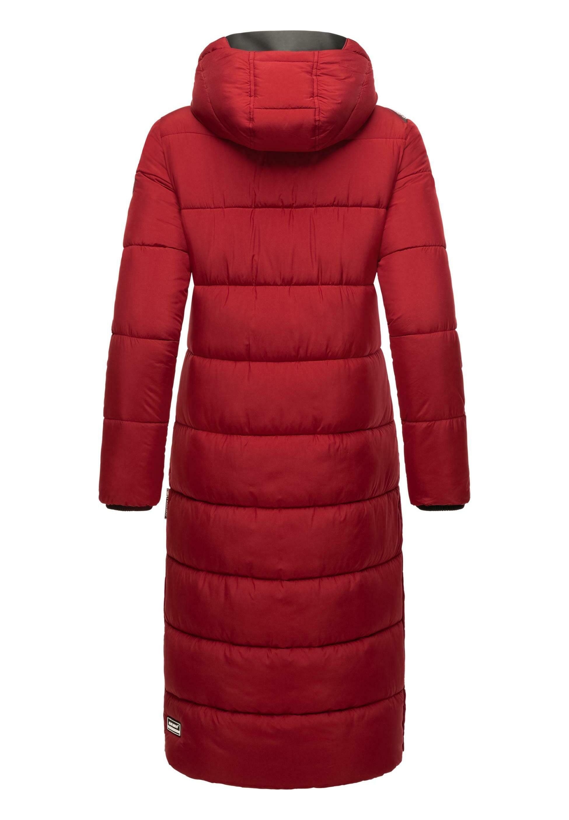 Manteau D'hiver Oversized Pour Femme Navahoo Isalie - Capuche Amovible - Longueur Mi-mollet - Coupe Ample Avec Poches Intérieures