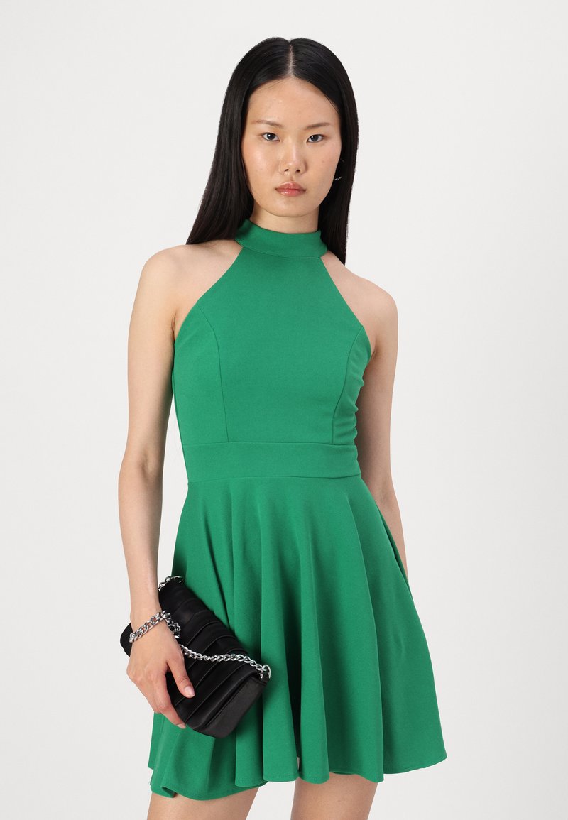 sachin and babi light blue dress Women's Summer Halter Deep V Neck Sundress main image 0