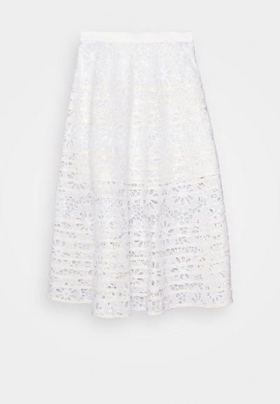 Tory Burch EYELET SKIRT - Φούστα σε γραμμή Α - white