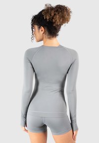 Smilodox LONGSLEEVE LORIE - Langærmet T-shirt - dunkelgrau