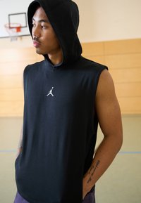 Jordan - SPORT SLEEVELESS HOODIE - Topp - black/white Väikepilt 1