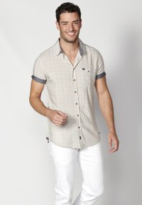 Koroshi SHORT SLEEVE - Chemise - gris   grey