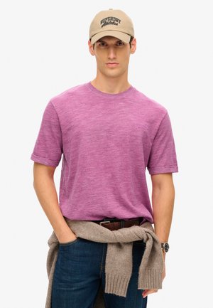 Superdry & Co OVER DYED - T-shirts basic - shocking pink