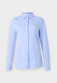 SLFROMIE FITTED SHIRT - Chemise - bright white\blue