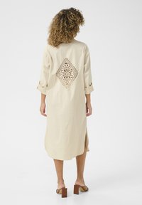Cream - CRLORRAINE CROCHET BACK - Jurk - perfectly pale Miniatuurafbeelding 1