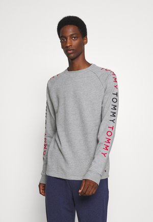 EMBROIDERY TRACK - Nachtwäsche Shirt - medium grey heather