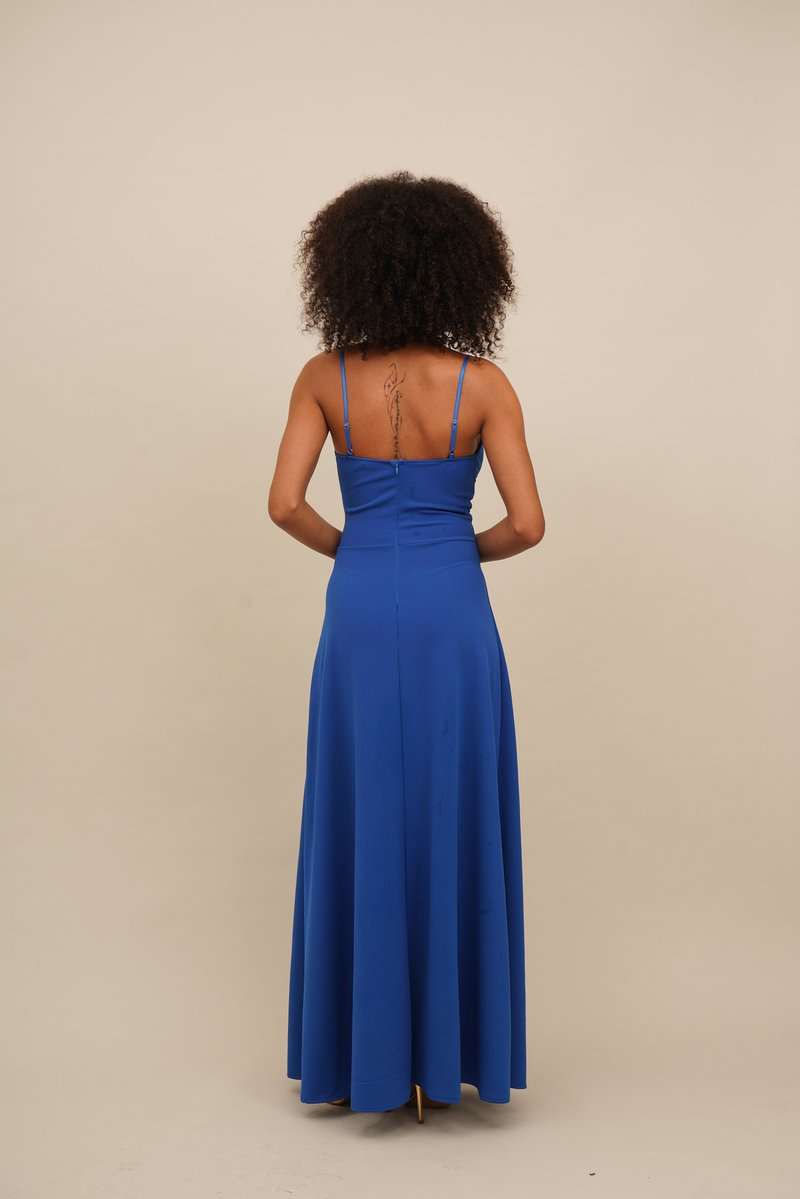 cast skyrizi commercial actress in blue dress Sorrento Dress main image 1