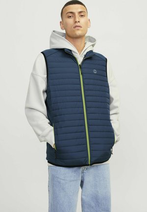 JJEMULTI BODYWARMER COLLAR - Chaleco - ensign blue