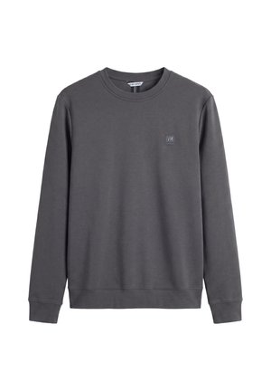 Antony Morato, SWEATSHIRT REGULAR FIT INTERLOCK FABRIC WITH PLATE ON HEART - Sweater - metallic grey