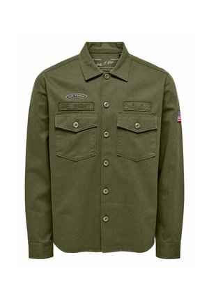 Only & Sons Camicia - verde militare