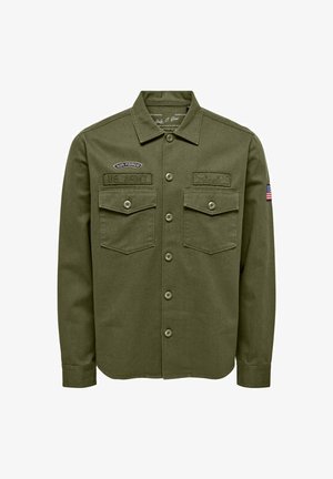 Only & Sons Camicia - verde militare