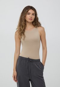 Terranova ELASTICIZZATO - Top - fango