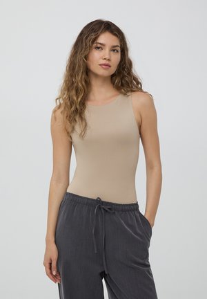 Terranova ELASTICIZZATO - Top - fango