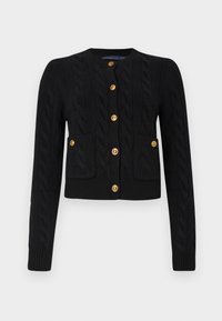 SWEATER CARDIGAN - Gilet - black