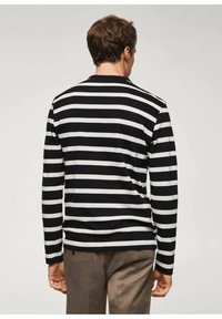 Mango Langarmshirt - black