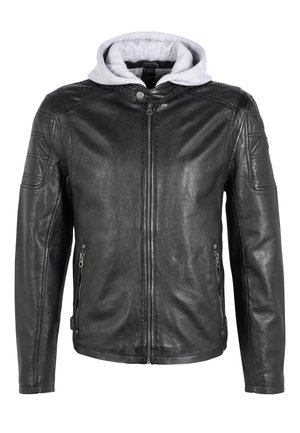 Leren jas - black