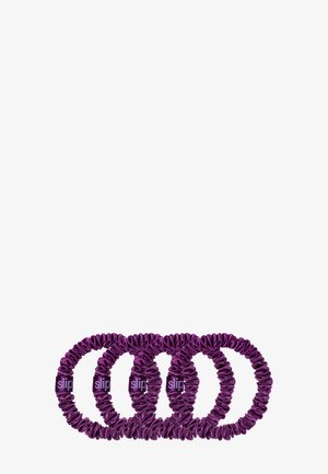 Slip SLIP PURE SILK SKINNY SCRUNCHIES - Hårstyling-accessories - dark purple